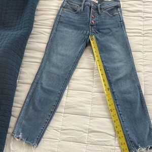 Madewell Women's Straight Leg Blue Jeans